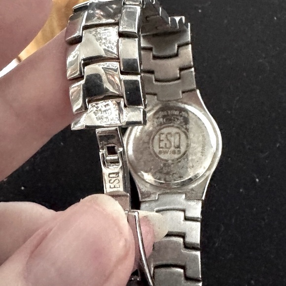 ✨🕰️ ESQ by Movado Women’s Diamond Accent Watch – Stainless Steel Luxe 💎✨ - Picture 10 of 13